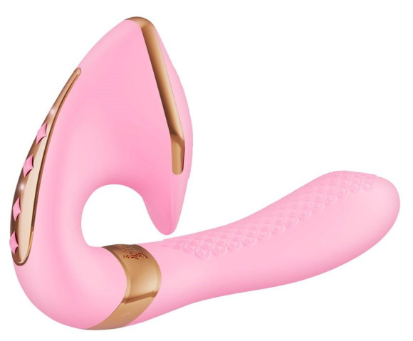 Розовый вибростимулятор SOYO - 17 см. Розовый вибростимулятор SOYO - 17 см.