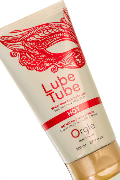 Интимный гель на водной основе Lube Tube Hot с разогревающим эффектом - 150 мл. Интимный гель на водной основе Lube Tube Hot с разогревающим эффектом - 150 мл.