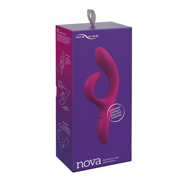 Фиолетовый вибратор-кролик We-Vibe Nova 2 - 20,5 см. Фиолетовый вибратор-кролик We-Vibe Nova 2 - 20,5 см.