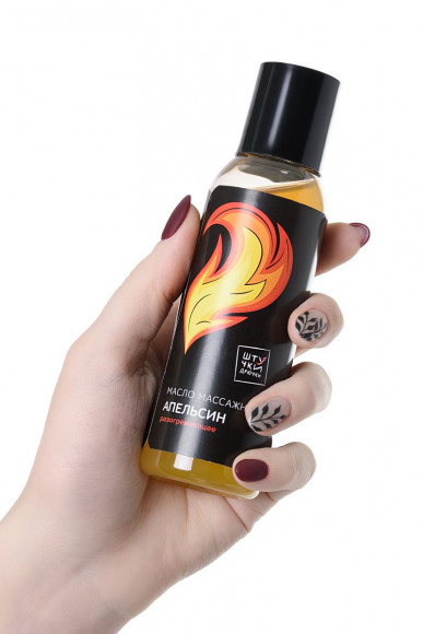 Разогревающее массажное масло  Симфония любви  с ароматом апельсина - 100 мл.