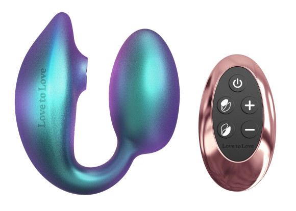Бирюзовый вибратор для пар Wonderlover Бирюзовый вибратор для пар Wonderlover