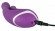 Фиолетовый перезаряжаемый вибратор Javida Double Vibe