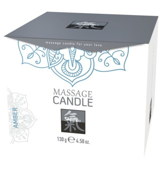 Массажная свеча с ароматом амбры - 130 гр. Массажная свеча с ароматом амбры - 130 гр.