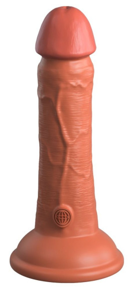 Фаллоимитатор цвета карамели 6 Vibrating Silicone Dual Density Cock - 17,8 см. Фаллоимитатор цвета карамели 6 Vibrating Silicone Dual Density Cock - 17,8 см.