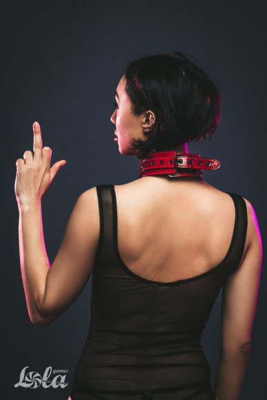 Бордовый ошейник Eccentric Бордовый ошейник Eccentric