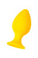 Желтая анальная втулка Riffle - 6 см.