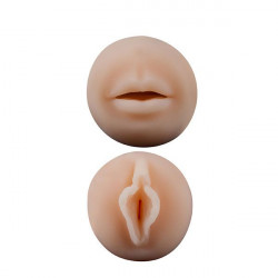 Двусторонний мастурбатор CUM EXPLOSION MASTURBATOR MOUTH & VAGINA - ротик и вагина