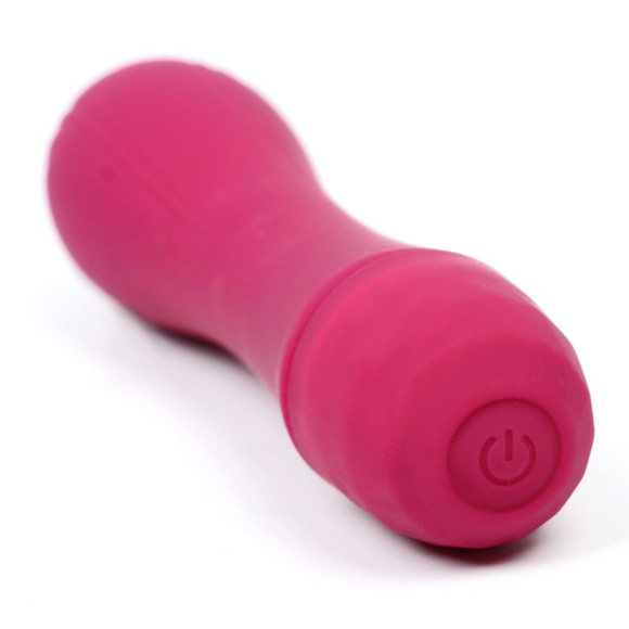 Бордовый мини-вибратор LILO - 11,8 см. Бордовый мини-вибратор LILO - 11,8 см.