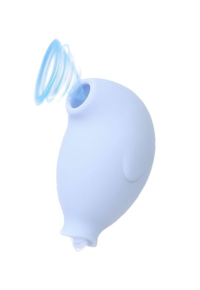 Голубой перезаряжаемый вакуумный стимулятор Penguin Голубой перезаряжаемый вакуумный стимулятор Penguin
