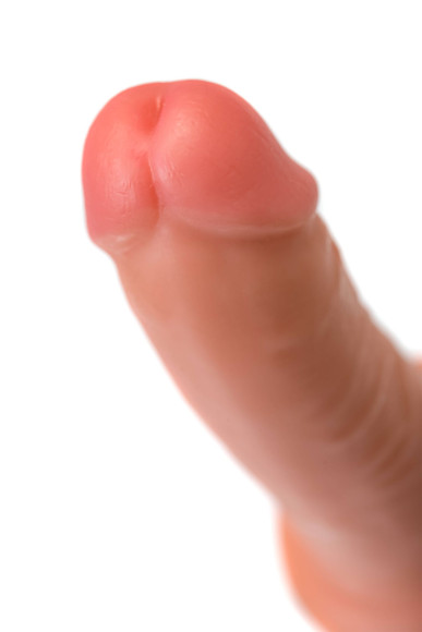 Телесный фаллоимитатор на присоске RealStick CALIBER - 18 см. Телесный фаллоимитатор на присоске RealStick CALIBER - 18 см.