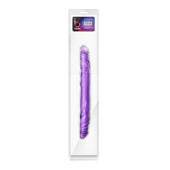 Фиолетовый двусторонний фаллоимитатор 14 Inch Double Dildo - 35 см. Фиолетовый двусторонний фаллоимитатор 14 Inch Double Dildo - 35 см.