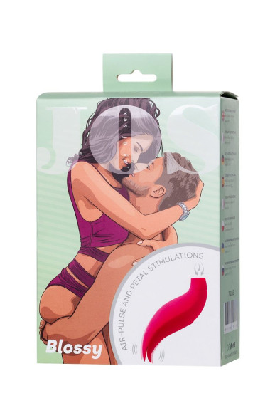 Ярко-розовый многофункциональный стимулятор клитора Blossy Ярко-розовый многофункциональный стимулятор клитора Blossy