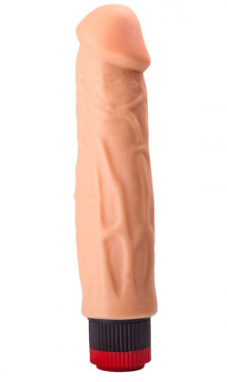 Гелевый вибратор с чётко прорисованной головкой - 18,5 см. Гелевый вибратор с чётко прорисованной головкой - 18,5 см.