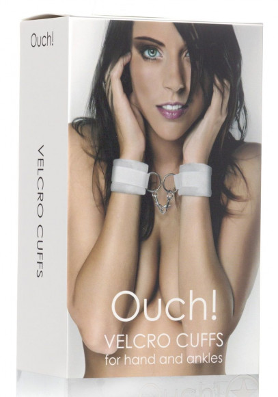 Белые наручники Velcro Cuffs White Белые наручники Velcro Cuffs White