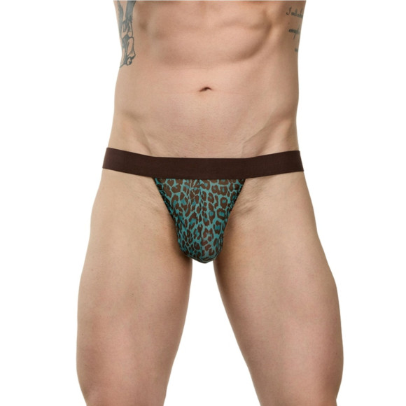 Сексуальные трусы-тонги с леопардовым принтом Сексуальные трусы-тонги с леопардовым принтом