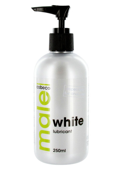 Анальная смазка на водной основе MALE Cobeco White Lubricant - 250 мл. Анальная смазка на водной основе MALE Cobeco White Lubricant - 250 мл.