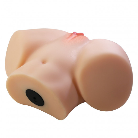 Телесный мастурбатор Vivian с 2 любовными тоннелями