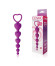 Фиолетовая анальная цепочка с сердечками - 14,5 см. Фиолетовая анальная цепочка с сердечками - 14,5 см.