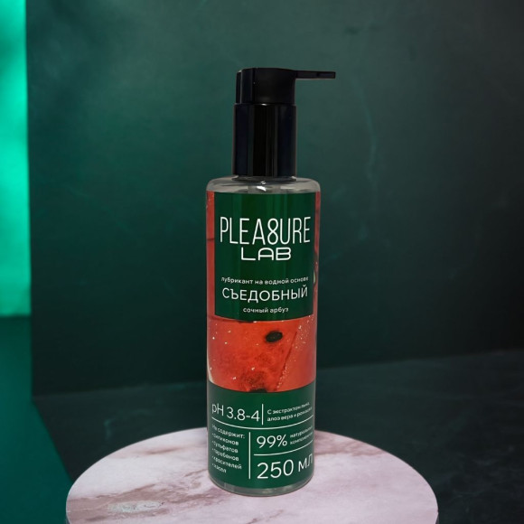 Лубрикант на водной основе Pleasure Lab с ароматом арбуза - 250 мл. Лубрикант на водной основе Pleasure Lab с ароматом арбуза - 250 мл.
