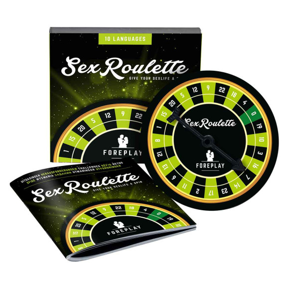 Настольная игра-рулетка Sex Roulette Foreplay Настольная игра-рулетка Sex Roulette Foreplay