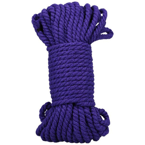 Фиолетовая верёвка для связывания и фиксации Bind&Tie - 15,24 м. Фиолетовая верёвка для связывания и фиксации Bind&Tie - 15,24 м.