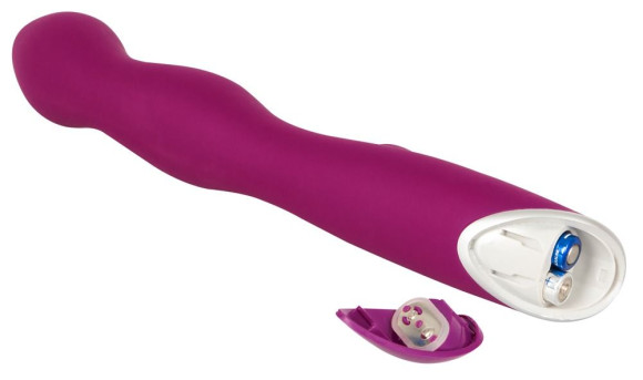 Фиолетовый вибратор A & G-Spot Rabbit Vibrator для стимуляции зон G и A - 23,6 см.