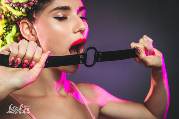 Черный кляп-кольцо Modesty Черный кляп-кольцо Modesty