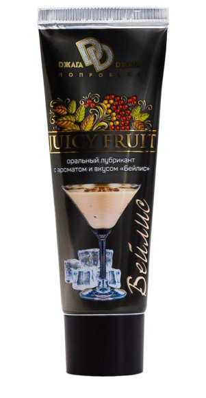 Интимный съедобный лубрикант JUICY FRUIT с ароматом Бейлис - 30 мл. Интимный съедобный лубрикант JUICY FRUIT с ароматом Бейлис - 30 мл.